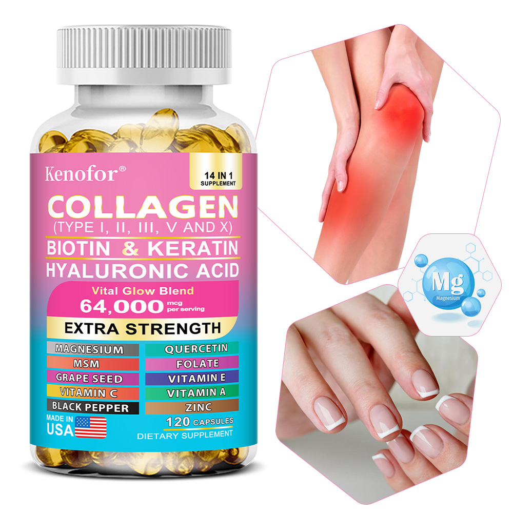 Hair Care Capsule - Karmaşık Kollajen Kapsülleri, Cilt Tonunu Aydınlatır,