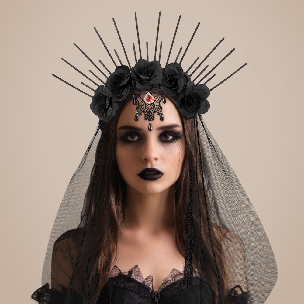 Hair Net Invisible - Headdress Örgü Cadılar Bayramı Kafa Bandı