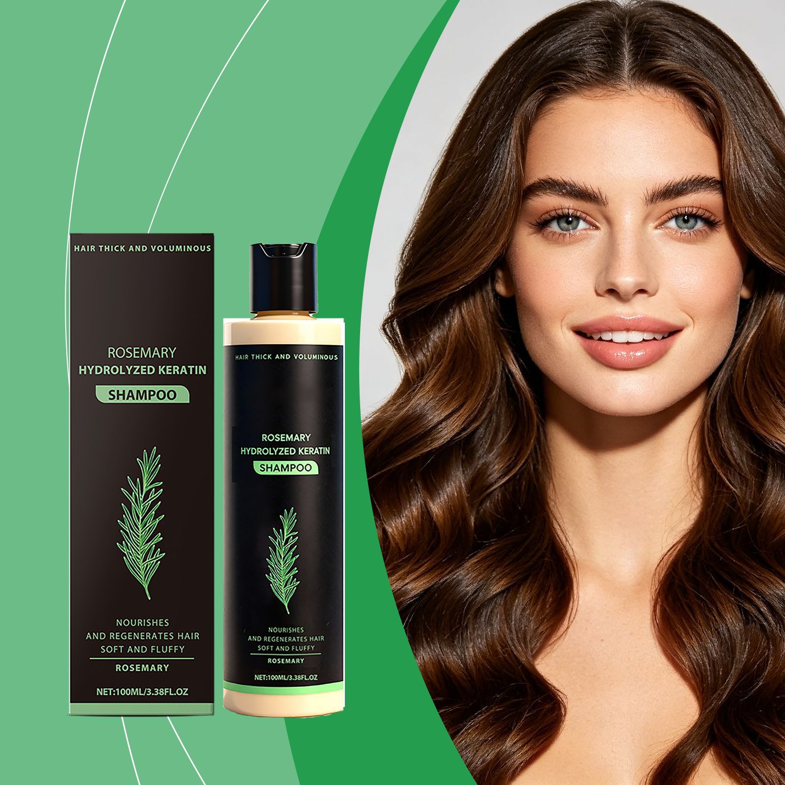 Hair Care Basic - Biberiye Hidrolize Keratin Şampuanı Besleyici Saç
