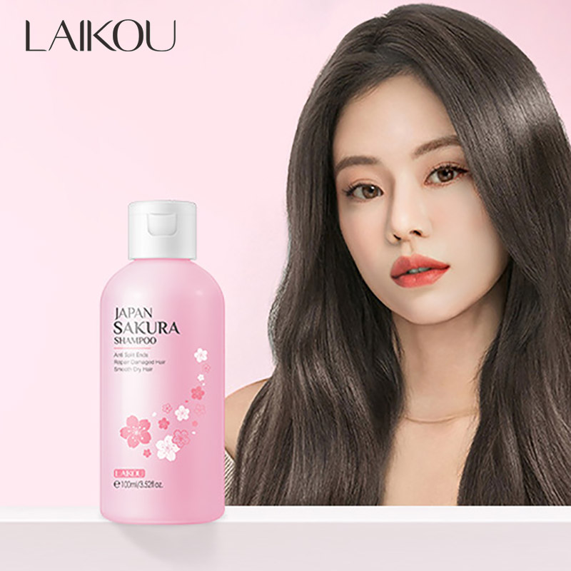 Hair Care Vitamin E - LAIKOU Japonya Sakura Şampuan Onarım Hasarlı