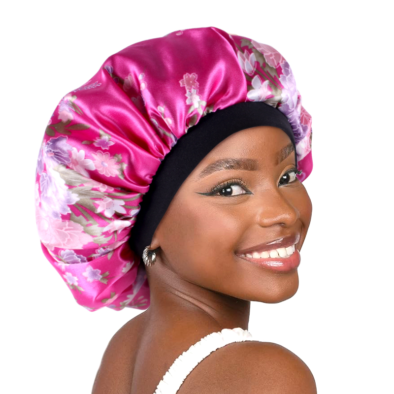 Hair Care For Hair Loss - Kadın Saten Kaput Elastik Geniş Bant