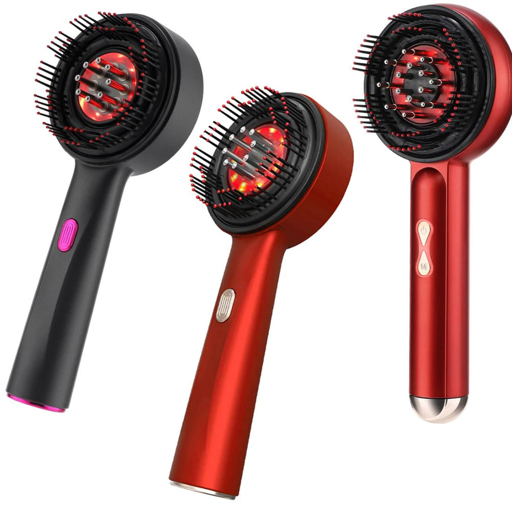 Hair Care Essence - Elektrikli Kafa Yoğurma Masaj Tarak Saç