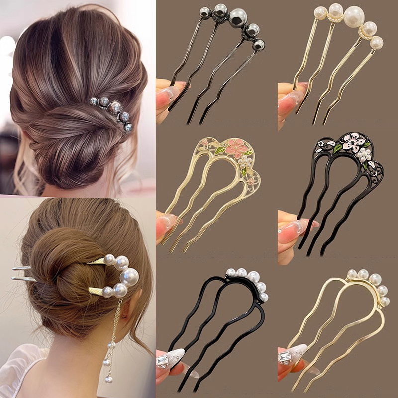 Metal U şeklinde saç çatal tar - Hair Care Japanese incelemesi ve fiyatı