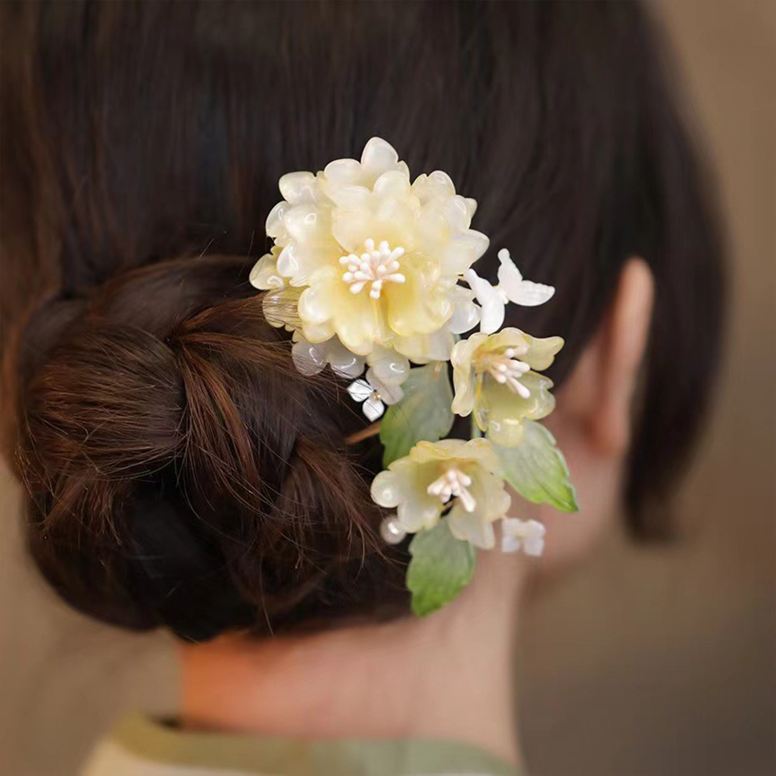 Çiçek U-şekilli saç tokası Çin - Hair Care Japanese incelemesi ve fiyatı